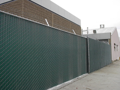 This is an 8' high Privacy Link fence in Long Beach CA. The 2