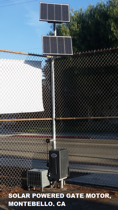 We install solar powered gates in locations where running electricity is cost prohibitive