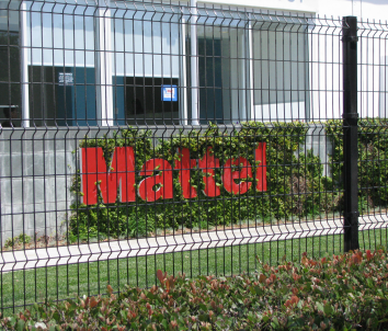 6 foot high Omega Fence and custom gates at Mattel Corp in Torrance